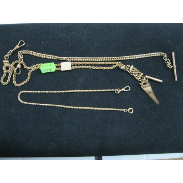 2 WATCH CHAINS