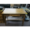 Image 1 : SINGLE DRAWER OAK DESK