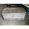 Image 1 : LG. STORAGE BOX W/BRASS PLATE & MISC. WRENCHES, ETC. INSIDE