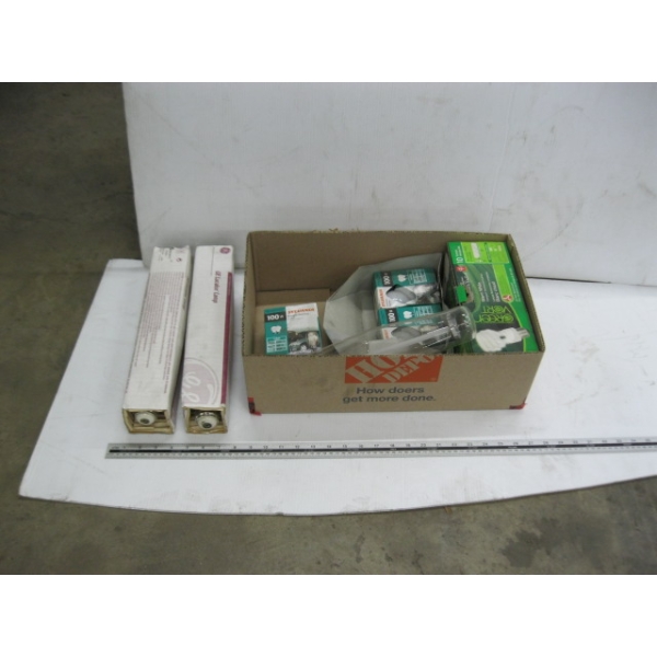 MISC. LIGHTBULBS - HIGH PRESSURE SODIUM, 100W, ETC.