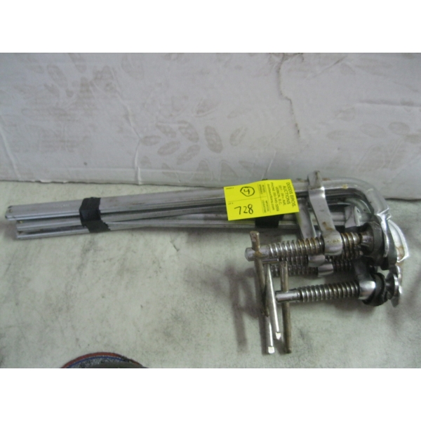 4 SLIDING WELDING CLAMPS