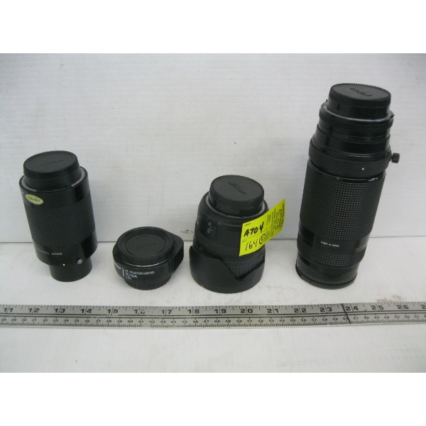 4 CAMERA LENSES