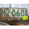 Image 2 : 3 BC LICENCE PLATES, 1947, 1949 & 1950