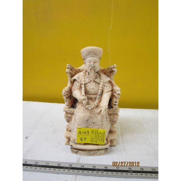 ASIAN EMPEROR ON THRONE