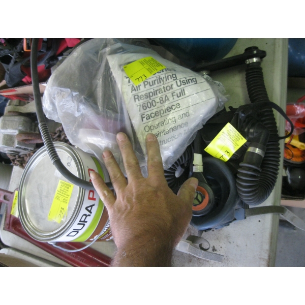 ASST. CONSTRUCTION PANEL ADHESIVE, RESPIRATOR MASK, ETC.