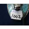 Image 3 : SILVER & TURQUOISE BOLO TIE, SIGNED M