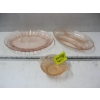 Image 1 : 3 PIECES OF PINK DEPRESSION GLASS