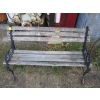 Image 1 : CAST IRON & WOOD GARDEN BENCH