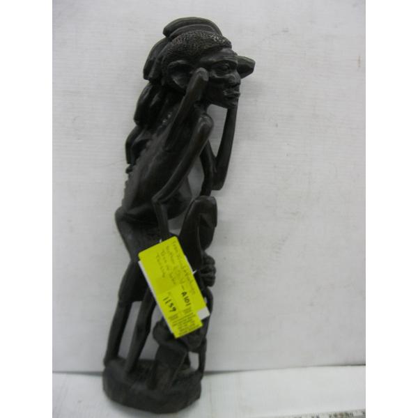 IRON WOOD VINTAGE MOTHER & CHILD TREE OF LIFE TANZIA