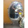 Image 3 : VANITY DRESSER W/METAL LEAF FRAMED MIRROR