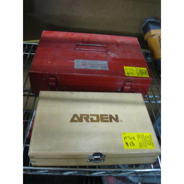 2 CASES W/ASST. ROUTER BITS