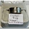Image 1 : SILVER SIGNED W/RAVEN DESIGN MENS RING, SZ 10 1/4
