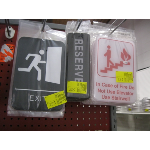 ASST. SIGNS