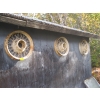 Image 3 : SET OF 5 WIRE WHEEL RIMS