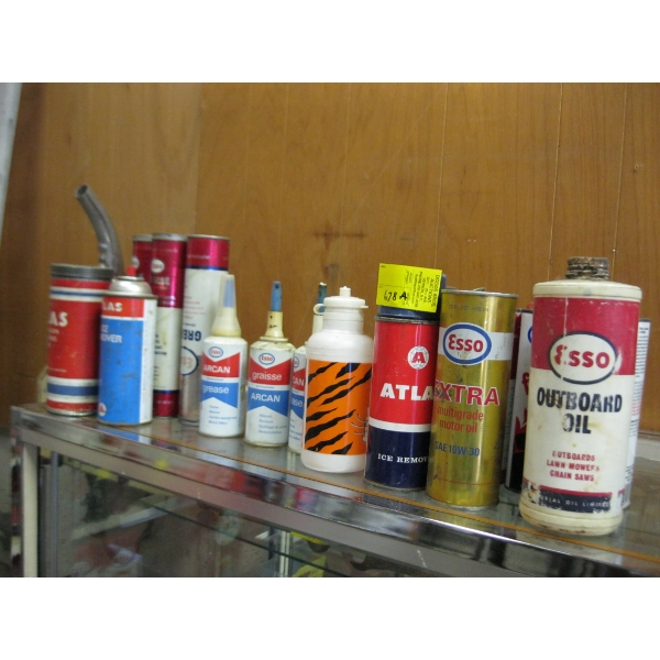 LG. LOT OF ASST. ESSO & ATLAS ITEMS