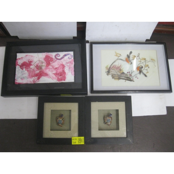 4 BOX FRAMED PICTURES