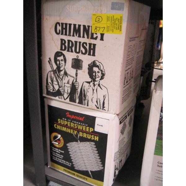 2 - 6" CHIMNEY SWEEP BRUSHES