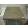 Image 2 : STAINLESS STEEL TABLE, APPROX. 30"X24" W/LOWER SHELF