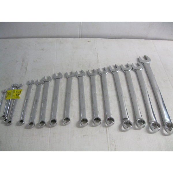 16 SNAP ON WRENCHES