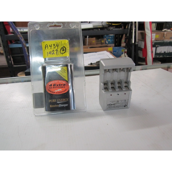 2 BATTERY CHARGERS