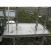 Image 2 : DOUBLE STAINLESS STEEL PRESS TABLE - 4'X32"
