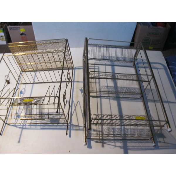 2 70s STYLE RECORD HOLDER END TABLES