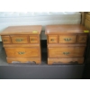 Image 3 : 6 DRAWER WOODEN DRESSER & 2 MATCHING NIGHT TABLES