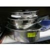 Image 1 : STAINLESS STEEL COLANDERS, ROASTING PAN, ETC.