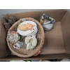 Image 4 : GERMAN DISH SET, POTTERY BOWLS, FIGURINES, ETC.