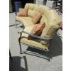 Image 4 : MATCHING 3 PIECE OUTDOOR PATIO SOFA & SINGLE CHAIR