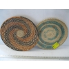 Image 3 : 3 WICKER BOWLS & A WICKER WOVEN BASKET