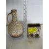 Image 1 : 2 PIECES OF MCM POTTERY - VEST KERAMIK, GOUDA, DUTCH FAT LAVA, VANWOERDEN