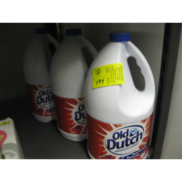 3 - 3.6L CONTAINERS OF BLEACH