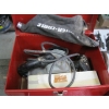Image 2 : PORTER CABLE BELT SANDER IN CASE W/EXTRA BELTS & SM. TIN BOX