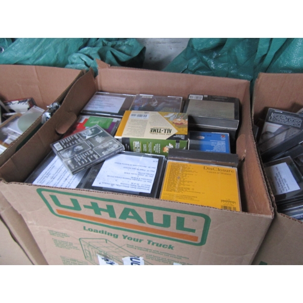 LG. BOX OF CDs