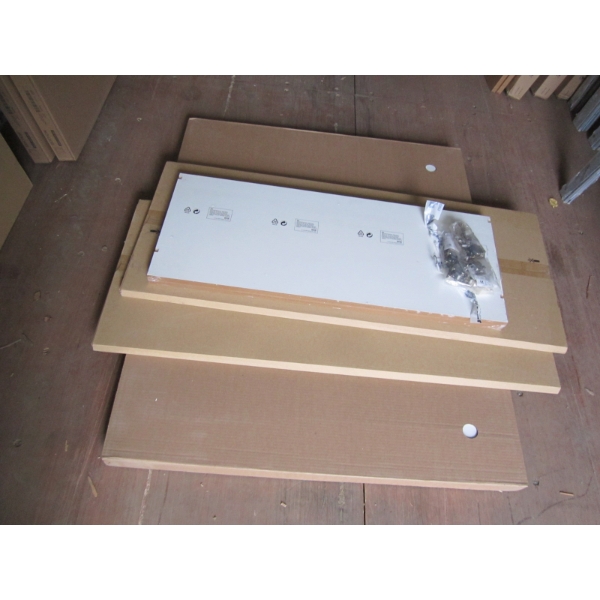 NEW IKEA CABINET 36X14 3/4X40" - COMPLETE W/HINGES, DOORS & SHELVES