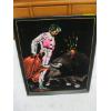 Image 1 : FRAMED MCM VELVET PICTURE OF BULLFIGHTER, SIGNED
