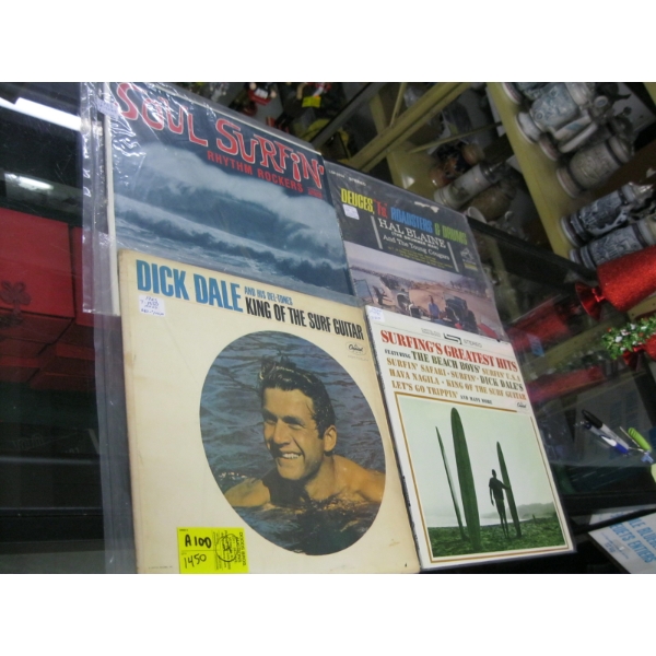 4 RECORDS: DICK DALE, KING OF THE SURF GUITAR, ETC.