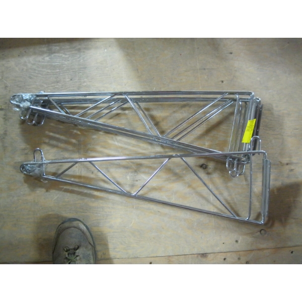 WALL MOUNT METAL SHELVING HOLDERS