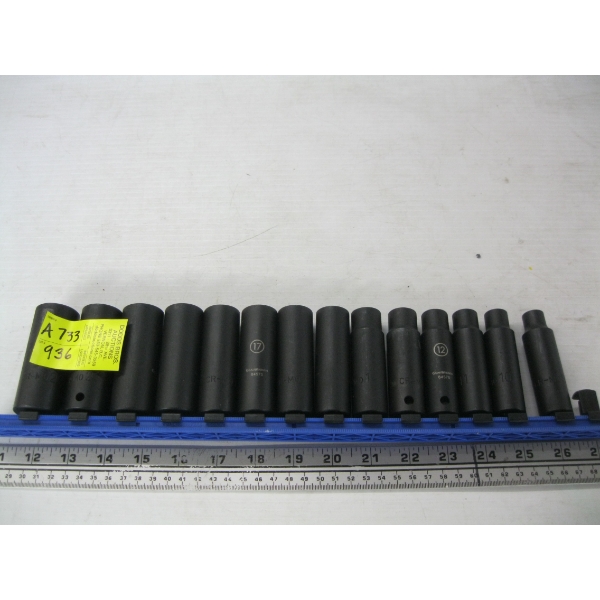 SET OF GOOD WRENCH DEEP IMPACT SOCKETS