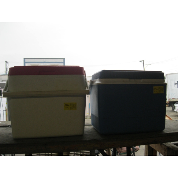 2 SMALL COOLERS