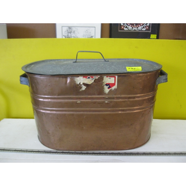 COPPER BOILER W/LID