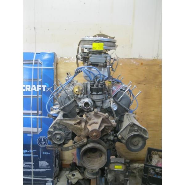 FORD 302 MEXICAN BLOCK ENGINE ON STAND - NOT RUNNING, WEIAND HYRISE, BIG MAIN
