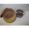 Image 2 : LIDDED BASKET & ZIPPERED ROUND PURSE FROM JAMAICA