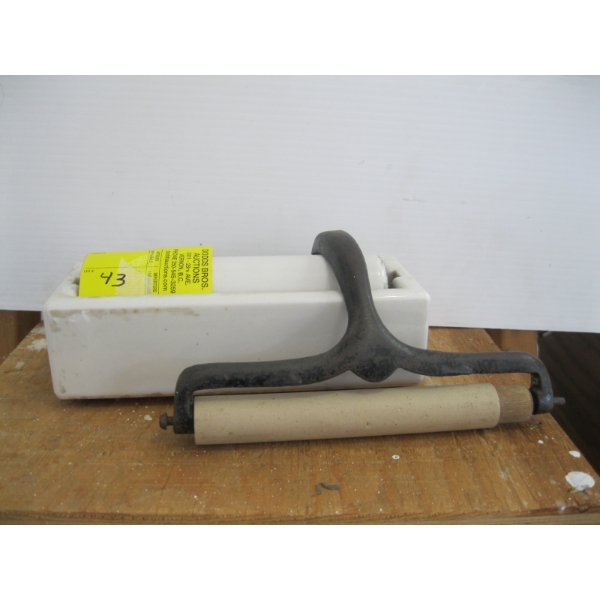 TAPE GUMMER & A PRINT ROLLER