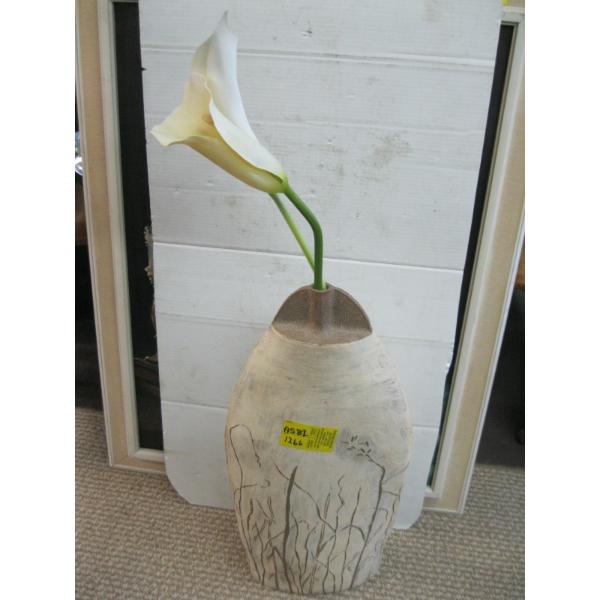 VASE W/ARTIFICIAL FLOWER