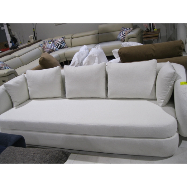 MATCHING LONG WHITE SOFA