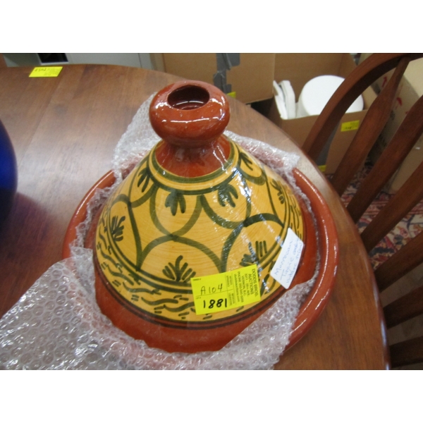 MOROCCAN TAJINE COOKING VINTAGE TRIBAL COOKER