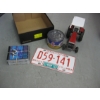 Image 1 : MASSEY FERGUSON TRACTOR, ALBERTA LICENCE PLATE CDs & A TIN