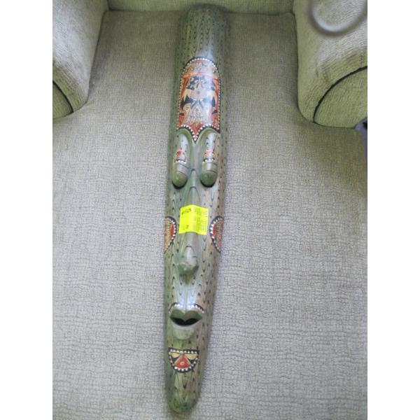 LONG CARVED PAINTED MASK
